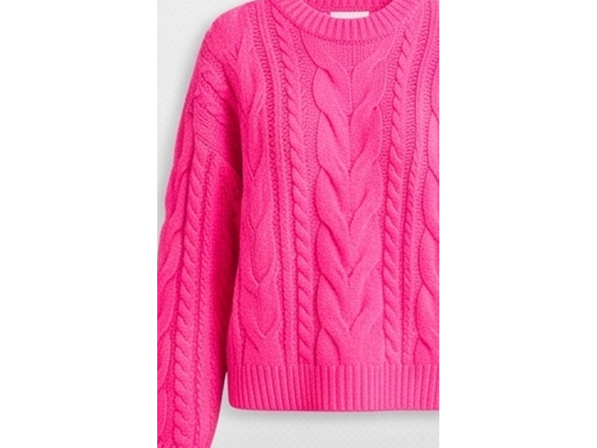 Neon Cable-Knit