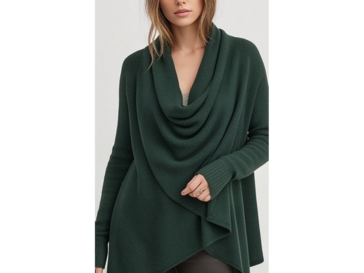 Draped Cowl Neck