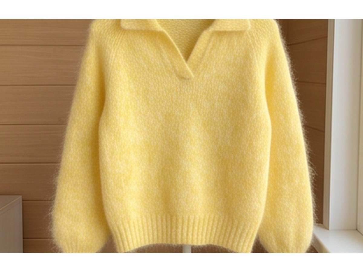Polo-Collar Sweater