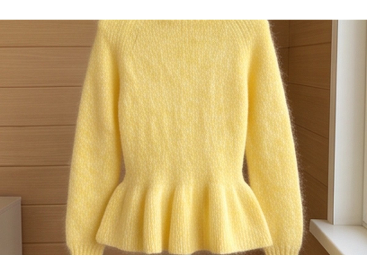 Peplum Hem Sweater